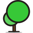 Forest,Round tree,Tree,Trees